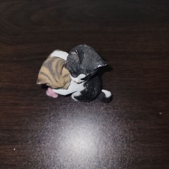 Lenox Kitty Sweethearts Figurine 2003 Black Tabby Orange Cat Collection - Picture 6 of 8